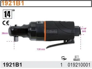 Beta Klucz pneumatyczny kątowy dwukierunkowy 1921B1 - Klucze pneumatyczne - miniaturka - grafika 3