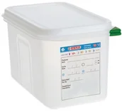 Pojemniki i kosze gastronomiczne - Stalgast Pojemnik Gn 1/4 polipropylen z pokrywką szczelną 265 x 162 mm / H: 150 - miniaturka - grafika 1