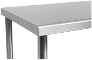 Royal Catering Stół roboczy ze stali nierdzewnej - 200 x 60 cm - RCAT-200/60-NW - Wózki na żywność - miniaturka - grafika 3