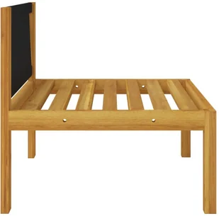 vidaXL 6-cz. zestaw wypoczynkowy do ogrodu, kremowe poduszki, akacja 3057876 - Meble ogrodowe - miniaturka - grafika 11