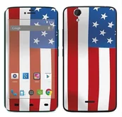 Etui i futerały do telefonów - Wiko Royal Sticker Royal tatuaż ścienny RS. 108052 samoprzylepny do Birdy z motywem flagi amerykańskiej RS.108052 - miniaturka - grafika 1