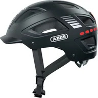Kaski rowerowe - Abus Hyban 2.0 LED Helmet, czarny M | 52-58cm 2022 Kaski rowerowe 61458 - miniaturka - grafika 1