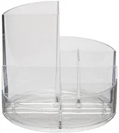 Przyborniki na biurko - Maul organizer biurkowy, okrągły, 6 przegródek, wytrzymałe tworzywo ABS, szkło / przezroczysty 4117605 - miniaturka - grafika 1