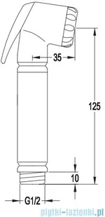 Omnires Parma system bidetowy podtynkowy chrom SYSPMBI1CR - Baterie podtynkowe - miniaturka - grafika 3
