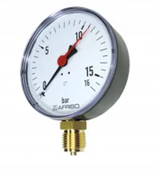 Akcesoria grzewcze - Afriso Manometr 16 bar Tarcz Fi 100mm Złącze Dolny - miniaturka - grafika 1