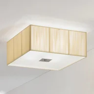 Lampy sufitowe - Orion Materiałowa lampa sufitowa BENJAMIN, kwadratowa - miniaturka - grafika 1