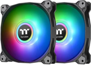 Thermaltake Pure Duo 12 ARGB Sync Radiator Fan case fan black transparent set of 2 1x controller CL-F115-PL12SW-A - Chłodzenie procesora - miniaturka - grafika 2
