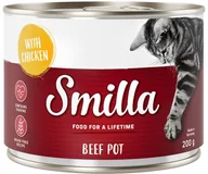 Mokra karma dla kotów - Smilla Puszki z wołowiną, 6 x 200 g - Pakiet mieszany - miniaturka - grafika 1