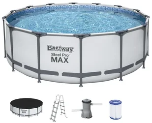 Bestway Basen ogrodowy stelażowy 427 x 122 cm 12w1 5612X 5612X - Baseny ogrodowe - miniaturka - grafika 2