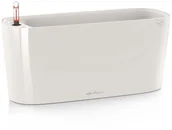 Donice - Lechuza Donica Delta 20 ALL-IN-ONE, biała, wysoki połysk, 15560 - miniaturka - grafika 1