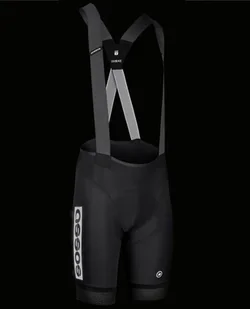 ASSOS ASSOS spodenki rowerowe EQUIPE RS BIB SHORTS S9 WERKSTEAM Black Series - Spodenki rowerowe - miniaturka - grafika 6