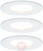 Oprawy, klosze i abażury - Paulmann 3 szt.spot Nova Coin okrągły, biel - miniaturka - grafika 1