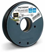 Kable - Metronic Kabel koncentryczny TV/Sat - 17 PATC - 15 m Czarny 438252 - miniaturka - grafika 1