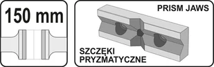 Yato IMADŁO MASZYNOWE 150 MM YT-65073 - Imadła i ściski - miniaturka - grafika 3