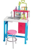 Akcesoria dla lalek - Barbie Kariera, mebelki dla lalek- laboratorium naukowe, zestaw FJB25/FJB28 - miniaturka - grafika 1