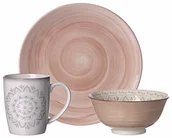 Serwisy do kawy i herbaty - Ritzenhoff Breker 744729 naczynia śniadaniowe, brązowe 744729 - miniaturka - grafika 1