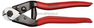 Kombinerki i obcęgi - TENG TOOLS Nożyce do linek stalowych 498-7N 283300101 - miniaturka - grafika 1