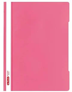 Herlitz 50016211 skoroszytów Quality, z przezroczystym przednia okładka, A4, PP, 10 sztuki Indonesia Pink 50016211 - Teczki i skoroszyty - miniaturka - grafika 2