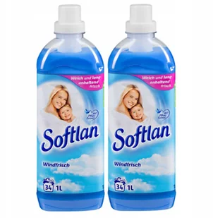 Softlan Pozostali płyn do płukania windfrisch niebieski 1L 34 płukania 8718951218017 - Środki do prania - miniaturka - grafika 3