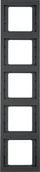 Klawisze i ramki - Berker K1 antracyt ramka 5 pionowa B_13537006 - miniaturka - grafika 1