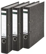 Segregatory - Leitz segregator wysokiej jakości, A4, 3 szt. w zestawie, czarny wąskie 4002432365524 - miniaturka - grafika 1