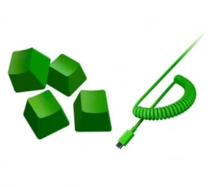 Razer PBT Keycap + Coiled Cable Upgrade Set Green RC21-01490700-R3M1 RC21-01490700-R3M1 - Tuning komputera - akcesoria - miniaturka - grafika 2