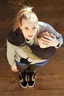 Chusty do noszenia dzieci - Je Porte Mon Bébé Ręcznik do noszenia Porte Mon Bébé bez pętelki, antracyt/iris - miniaturka - grafika 1