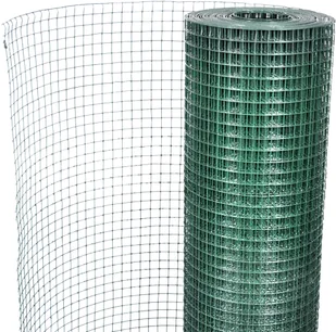 vidaXL vidaXL Siatka ogrodzeniowa czworokątna, ocynkowana z tworzywa PCV 1m x 25m - Ogrodzenia - miniaturka - grafika 4