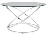 Ławy i stoliki kawowe - Signal ŁAWA EOS B TRANSPARENTNY/CHROM FI 80 - miniaturka - grafika 1
