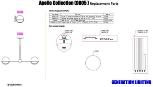 Elstead Lighting Lampa Apollo FE-APOLLO5-PN FE-APOLLO5-PN - Lampy sufitowe - miniaturka - grafika 5