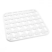 Pozostałe akcesoria kuchenne - Snips Kratka Mata Do Zlewu Plastikowa Flower Biała 29,5 X 30,5 Cm Wh - miniaturka - grafika 1