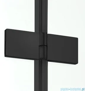 NEW TRENDY New Renoma Black drzwi wnękowe 90x195 cm przejrzyste lewa D-0271A | - Akcesoria do armatury i ceramiki - miniaturka - grafika 3