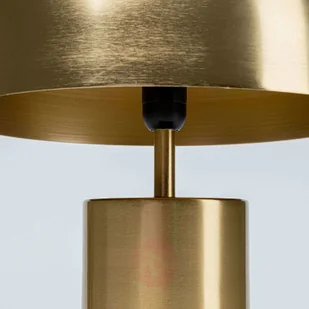 KARE Loungy Gold lampa stołowa złota - Lampy stojące - miniaturka - grafika 4