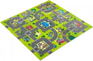 Moby System Mata edukacyjna piankowe puzzle 90 x 90 x 1cm - pianka EVA - wzór: miasto drogi ulice FLOOR MAT TRAFFIC - Maty piankowe Moby System Mata edukacyjna piankowe puzzle 90 x 90 x 1cm - pianka EVA - wzór: miasto drogi ulice FLOOR MAT TRAFFIC - Maty piankowe - miniaturka - grafika 5