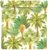 Tapety - Rasch Tapeta Liście 478235 zielona winylowa na flizelinie - miniaturka - grafika 1