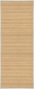 vidaXL Mata bambusowa na podłogę, 80 x 200 cm, naturalna 247198 - Dywaniki łazienkowe - miniaturka - grafika 3