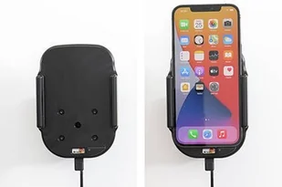 Brodit AB Uchwyt Indukcyjny dedykowany do Apple iPhone 12 Pro Max z wbudowanym kablem USB oraz ładowarką samochodową 718236 - Uchwyty samochodowe do telefonów - miniaturka - grafika 9