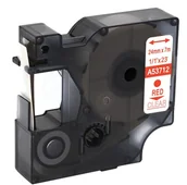 Etykiety do drukarek - Dymo strefadrukarek.pl Taśma D1 53712 24mm x 7m przeźroczysta czerwony nadruk - zamiennik | OSZCZĘDZAJ DO 80% - ZADZWOŃ! 730811399 PROMOCJA! D1-53712 - miniaturka - grafika 1