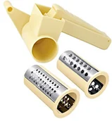 Siekacze tarki i szatkownice - Fackelmann 27167 młynek do dłoni 2 wkładki 27167 - miniaturka - grafika 1