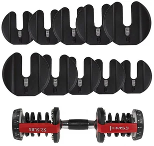 HMS Hantla regulowana 37,26 kg SR80 - 1008265 - Hantle i ciężarki - miniaturka - grafika 6