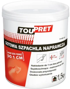 Toupret Gotowa szpachla naprawcza  1 5 kg - Grunty do ścian - miniaturka - grafika 2