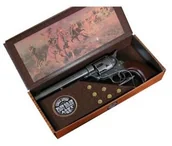 Figurki dekoracyjne - INNE Długi Colt Peace Maker Z 1873 Roku W Pudle Naboje k1064-1p) 186 - miniaturka - grafika 1