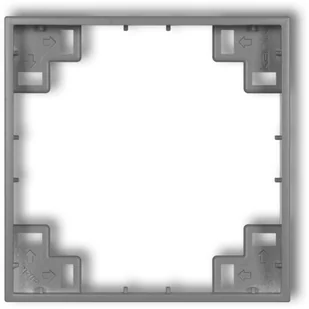 Karlik Ramka pośrednia MINI 27MRP-1 szary 27MRP-1 - Klawisze i ramki - miniaturka - grafika 2