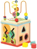 Zabawki interaktywne dla dzieci - BINO Kostka aktywności małe stworzonka 84211 - miniaturka - grafika 1