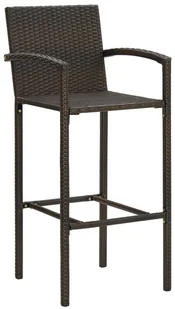 vidaXL 7-cz zestaw mebli barowych do ogrodu brązowy 3068003 - Pozostałe meble ogrodowe - miniaturka - grafika 8