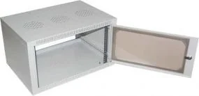 Assmann Szafka wisząca 19 6U 550x350mm drzwi szklane RAL7035 (CL-19 06U) - Szafy rack - miniaturka - grafika 2