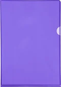 Teczki i skoroszyty - Exacompta akt koszulki na dokumenty A4 PVC GL 130 10ST VIO 660505E - miniaturka - grafika 1
