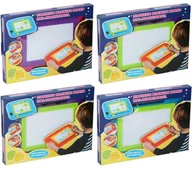 Tablice dla dzieci - EDDY TOYS Eddy toys - Tablica magnetyczna / znikopis dla dzieci (Pomarańczowy) 8711252922713ORANGE - miniaturka - grafika 1