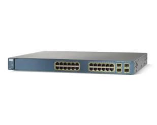 Cisco Catalyst 3560 24 10/100/1000T PoE + 4 SFP + IPS Image (WS-C3560G-24PS-E) - Switche - miniaturka - grafika 2