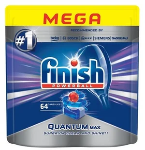 Finish Finish Calgonit Tabletki do zmywarki Quantum Jabłko i limonka 64szt. NN-HBY-XT64-002 - Środki do zmywarek - miniaturka - grafika 2